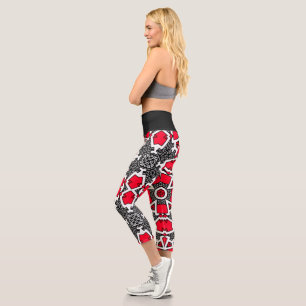 Leggings Capri L'art kaléidoscope du seizième volume huit