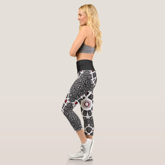 Leggings Capri L'art kaléidoscope du seizième volume treize