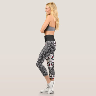Leggings Capri L'art kaléidoscope du seizième volume vingt