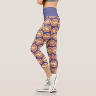 Leggings Capri Latté au café et au miel