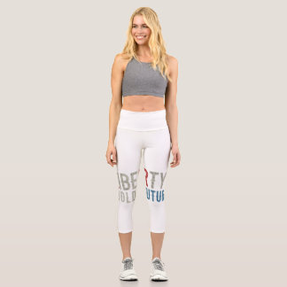 Leggings Capri L'avenir audacieux de la liberté