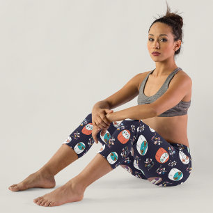 Leggings Capri Lazy Sloth
