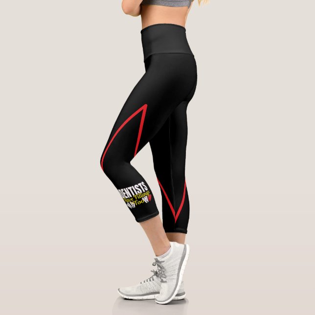 Leggings Capri Le dentiste a aussi des plombages - Punir les sent (Gauche)