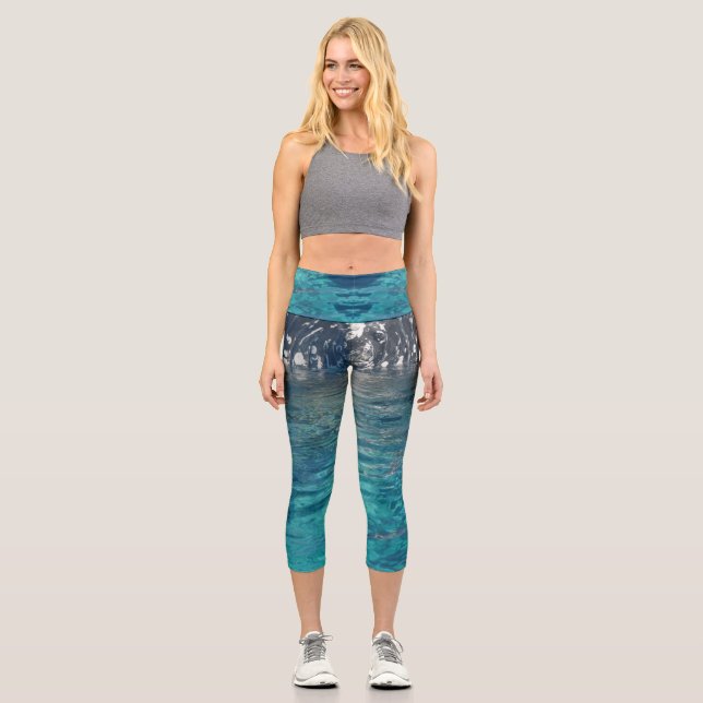 Leggings Capri Le "grand gâteau" des femmes de Whalesized High Wa (Recto)