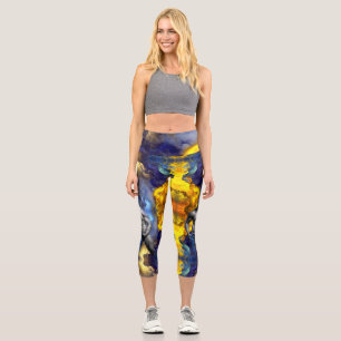 Leggings Capri le physique d'homme musclé en nuances de gris de S