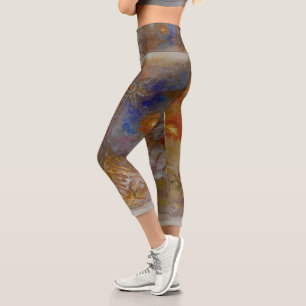 Leggings Capri "Le rêve des abeilles" par Ramona Walach