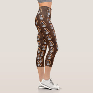 Leggings Capri Le roi Brown Charles Cavalier,