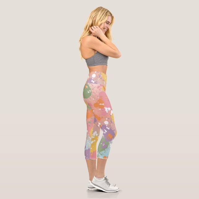 Leggings Capri Légendes à haute taille rustique (Droite)