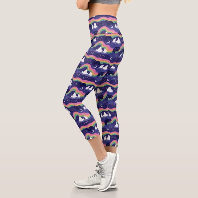 Leggings Capri Légendes aurifères nord #2 (Gauche)