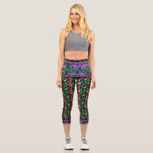 Leggings Capri Légendes branchées pour la remise en forme des fem