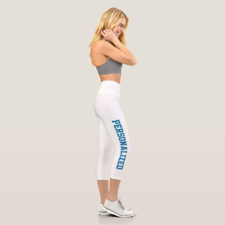 Leggings Capri Légendes de Noël personnalisées Waisted Capris