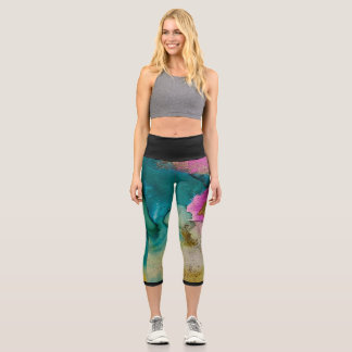 Leggings Capri Legging artistique by Lyla FERRARIS