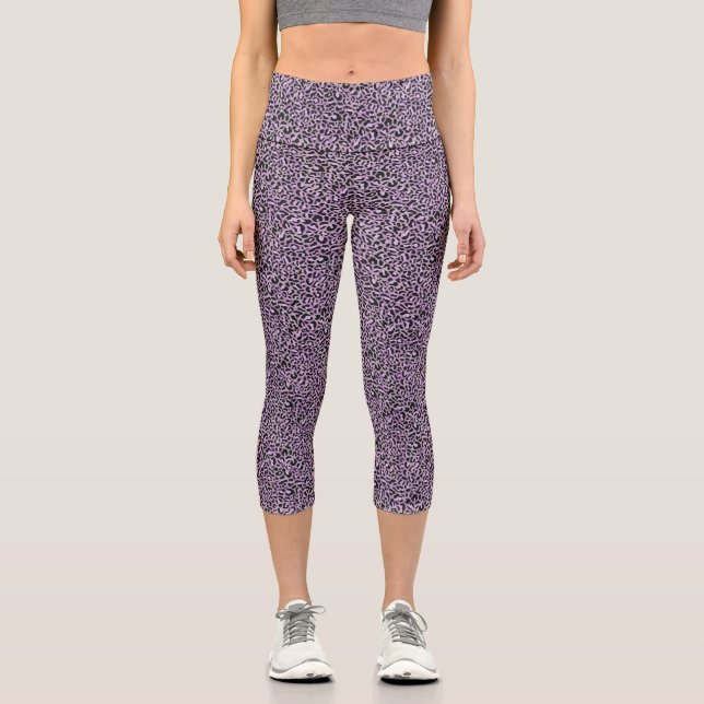 Leggings Capri legging capri imprimé léopard (Recto)