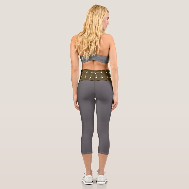 Leggings Capri legging capri imprimé taille haute (Verso)