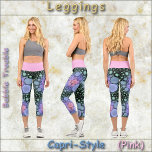 Leggings Capri LÉGUMES DE STYLE CAPRI - "Problème de bulle" - Ros<br><div class="desc">Une image artistique abstraite intitulée "Bubble Trouble" est présentée sur ces Leggings colorés de style Capri. Disponible en cinq tailles pour femmes (XS, S, M, L, XL). Voir la description "À propos de ce produit" ci-dessous pour des informations générales sur le dimensionnement et le produit. L'image abstraite couvre la paire...</div>