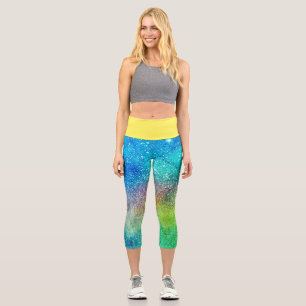 Leggings Capri Légumineuses de capri à taille élevée