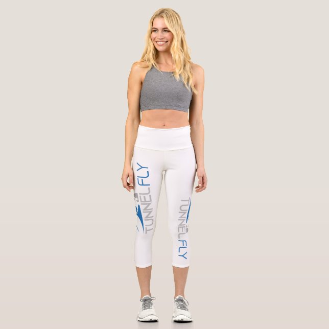 Leggings Capri Légumineuses sportives pour yoga personnalisables  (Recto)