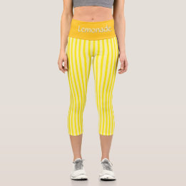 LEGGINGS CAPRI "LEMONADE" DE JEANIE DEE, PERSONNALISER LA TAILLE