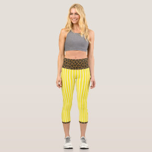LEGGINGS CAPRI "LEMONADE WILDCAT" HAUT-DOS