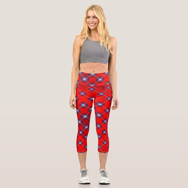 Leggings Capri les légumineuses de fitness pour femmes, (Recto)