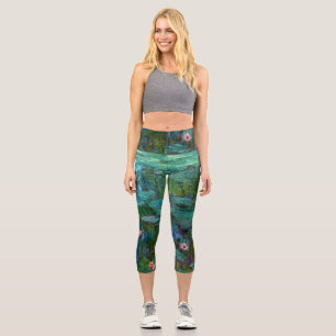 Leggings Capri Les nénuphars de Monet