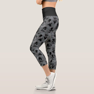 Leggings Capri Les sombres aventures de Billy & Mandy Motif