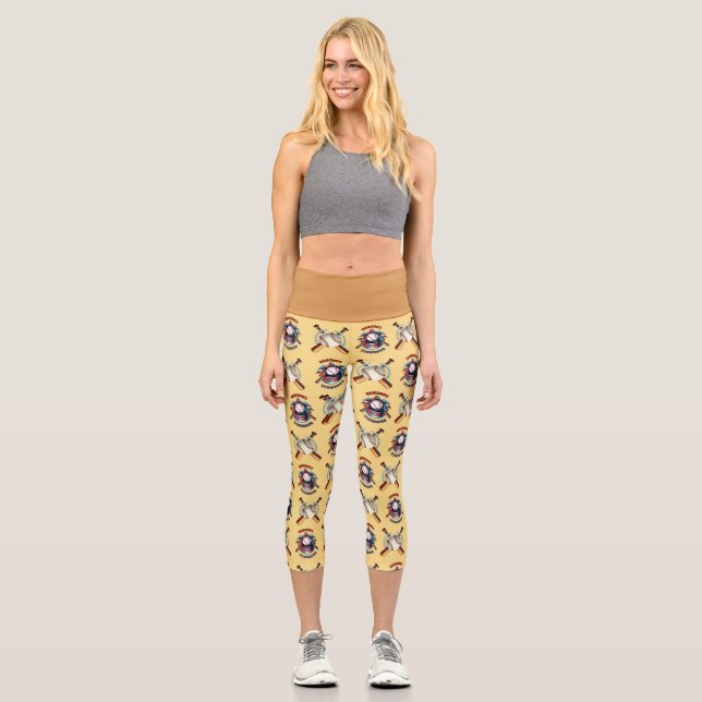 Leggings Capri L'esprit de l'étoile : l'essentiel du baseball cla (Recto)