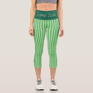LEGGINGS CAPRI « LIME ZEST » DE JEANIE DEE : PERSONNALISEZ LA TAI