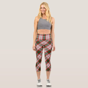 Leggings Capri Lindsay Dress Clan Tartan Plaid Motif