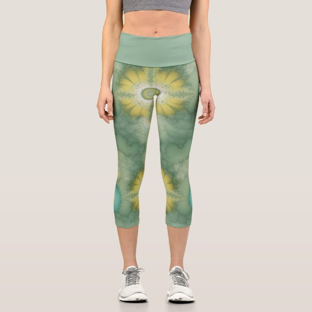 Leggings Capri Liseré Tie-dye (Recto)