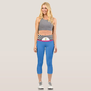 Leggings Capri logo Friendly Pickleball - PERSONNALISER LES COULE