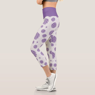 Leggings Capri Logo Willy Wonka Psychedelic Graphisme