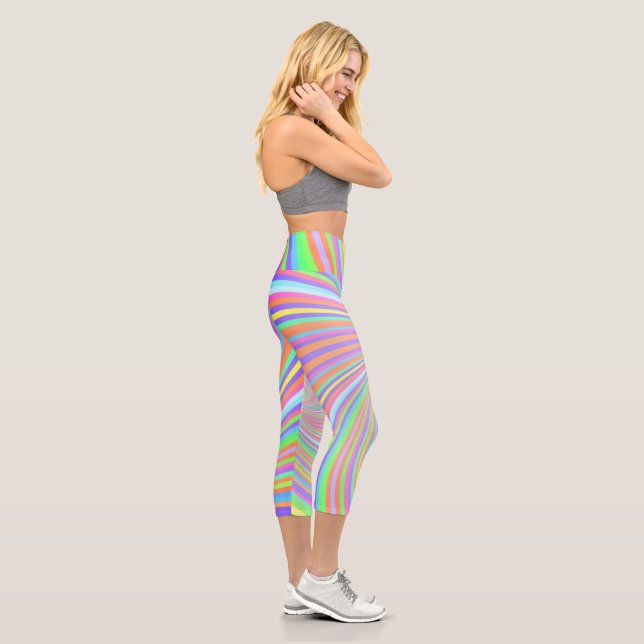 Leggings Capri Love Is Love Fierté  (Droite)