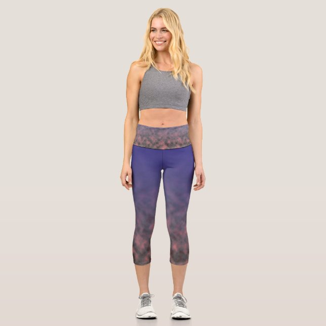 Leggings Capri Lueur résiduelle de cendres (Recto)