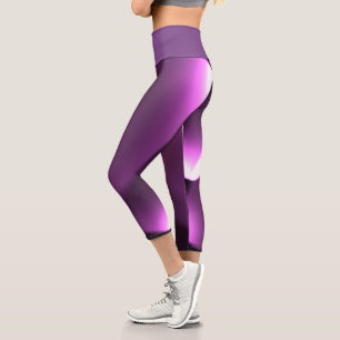Leggings Capri Lumières Twirling Violet
