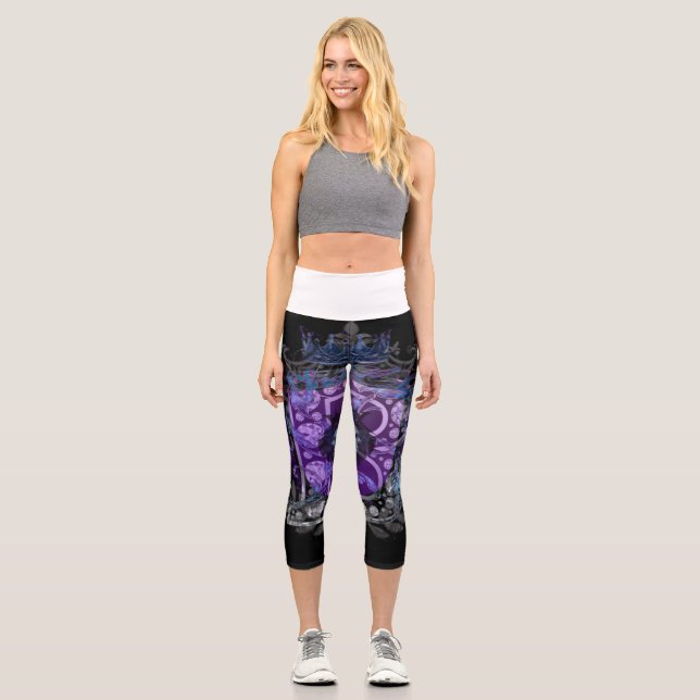 Leggings Capri Lux Lyon pour fille lv  (Recto)