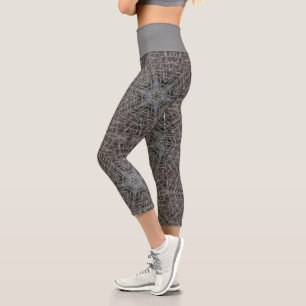 Leggings Capri Maillage métallique