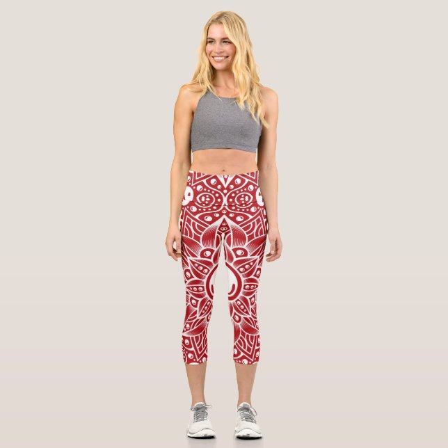 Leggings Capri Mandala de luxe 15 (Recto)