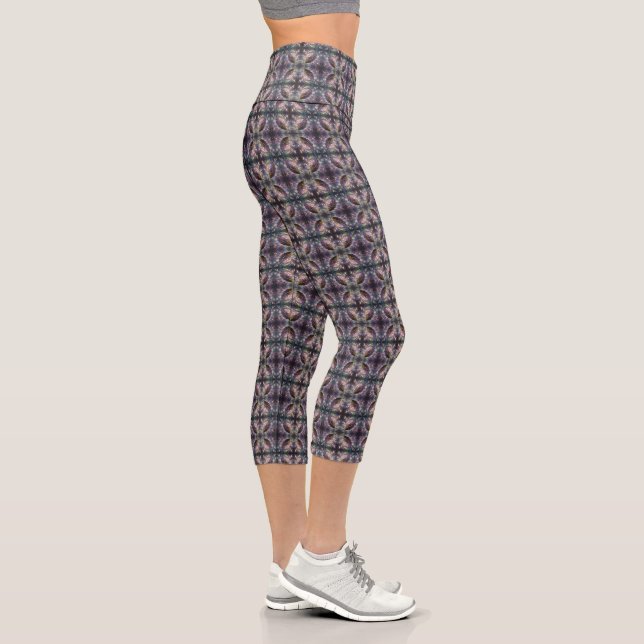 Leggings Capri Mangue – Fruit Tropical Plein de Saveur (Droite)