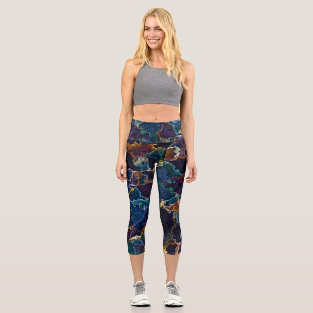 Leggings Capri Marche à huile (Recto)