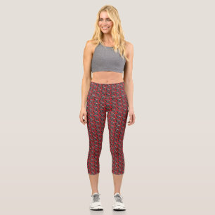 Leggings Capri Marchosias Queue-de-serpent Loup-Créature