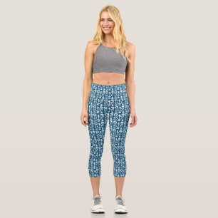 Leggings Capri Marine Élément motif de mer