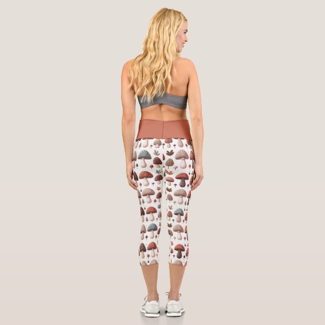 Leggings Capri Marquage des champignons (Verso)
