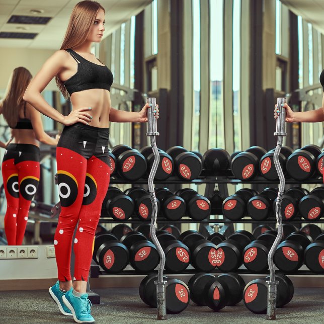 Leggings Capri Masque afro-tribal (Créateur téléchargé)