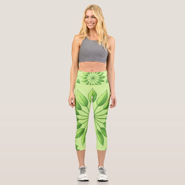 Leggings Capri Médecine végétale (Recto)