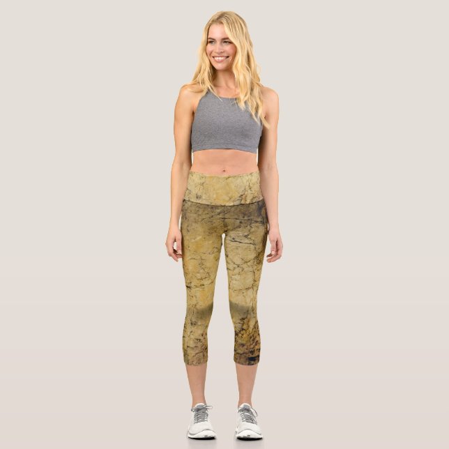 Leggings Capri Meilleures légendes parfaites pour exécuter des er (Recto)