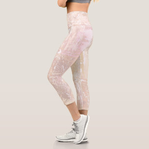Leggings Capri Mélange neutre Abstrait