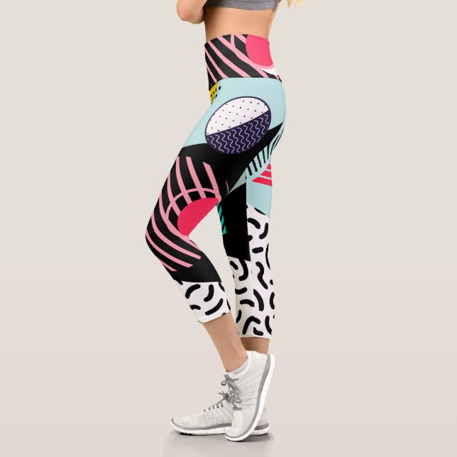 Leggings Capri Memphis Motif (Gauche)