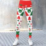 Leggings Capri Merry Deer<br><div class="desc">Deer se prépare pour Noël pour livrer vos cadeaux, alors pourquoi attend-on une commande? Faites vos courses de noël ici et laissez le cerf le livrer à votre porte. Joyeux Noël à tous.</div>
