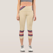 Minimalist, Pink Retro Stripes, Text on Cream